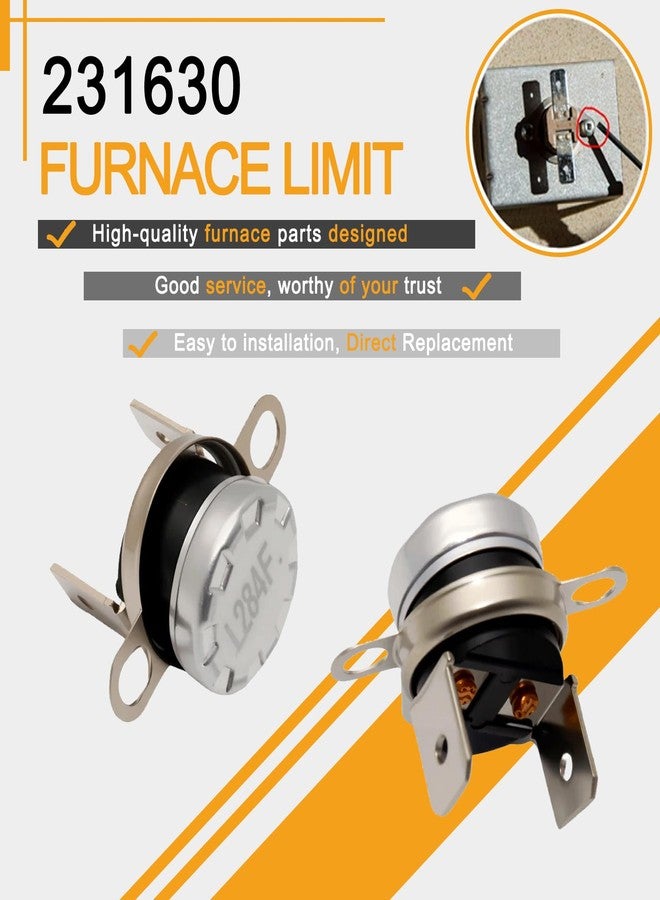 wfsulee KSD-140LC Thermal Fuse Thermostat fits for Samsung Microwave Ovens (MG11H2020CT) - 140℃ High-Temp Protection Switch, Normally Closed, Direct Replacement - Image 2